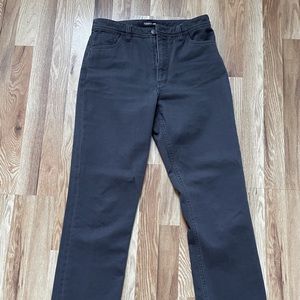 BRAND NEW Toad & Co Straight Cut Charcoal Denim Pants